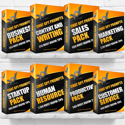 Chat GPT Prompts ''Boost Your Business'' Updated Bundle Pack 2025
