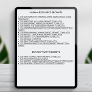 Chat GPT Prompts ''Boost Your Business'' Updated Bundle Pack 2025