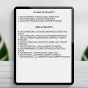 Chat GPT Prompts ''Boost Your Business'' Updated Bundle Pack 2025