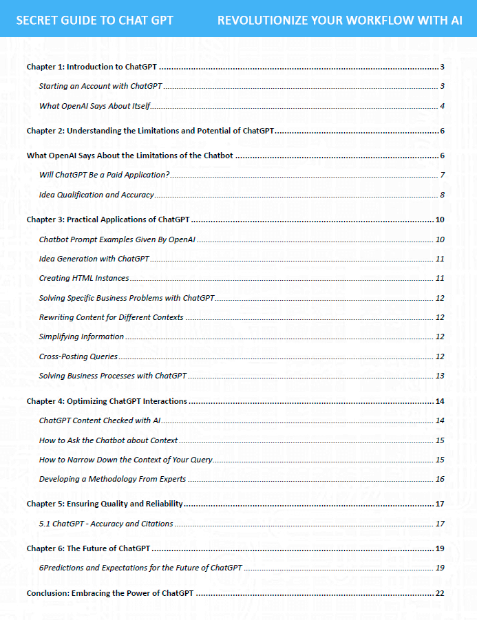 Secret Guide to Chat GPT For Use To 2024