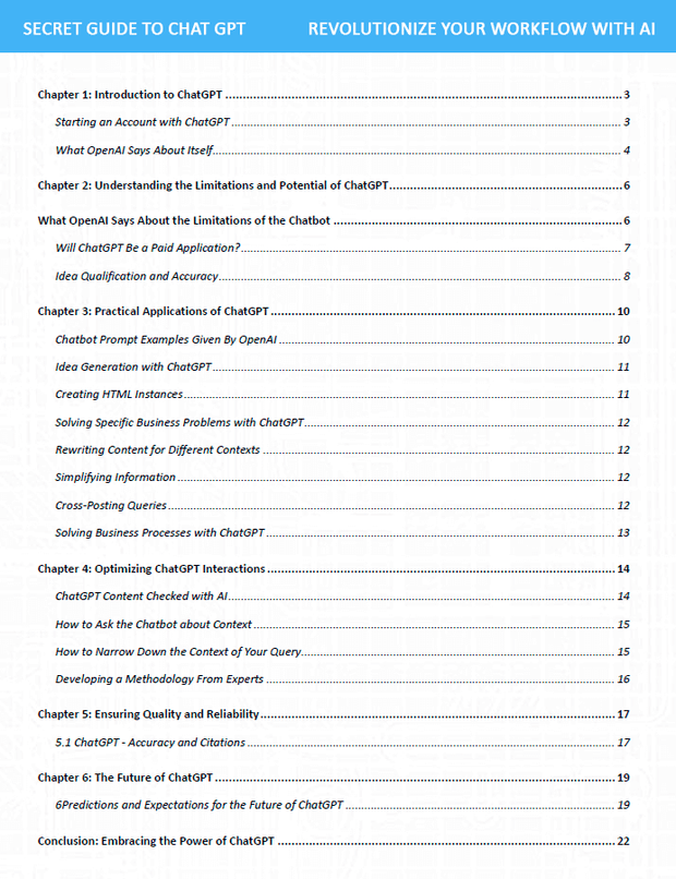 Secret Guide to Chat GPT For Use To 2024